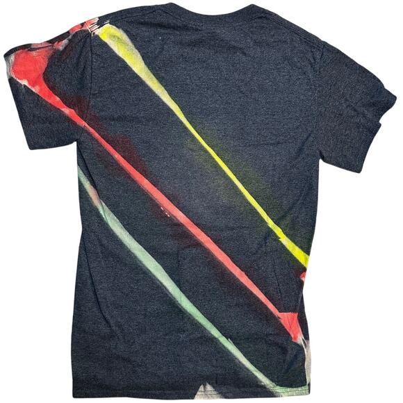 Peace Love Equality Rainbow Pride Graphic Tee Cutout Neck S LGBTQ Shirt - Picture 2 of 4